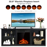 Fireplace TV Stand, Entertainment Center w/22.5 Inches Electric Fireplace