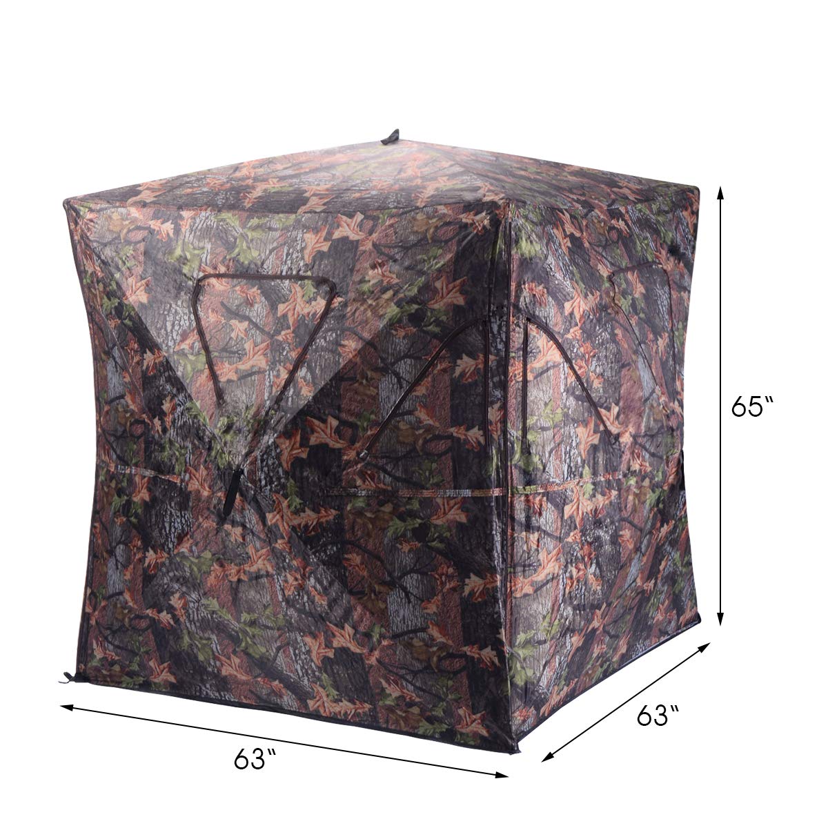 2-3 Person Pop up Ground Blind - Tangkula
