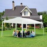 TANGKULA Outdoor Tent 10x20, White Party Wedding Tent Canopy with Removable Sidewalls