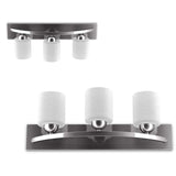 Bathroom Vanity Lamp Brushed Nickel Wall Mounted Vanity Lighting Fixture - Tangkula