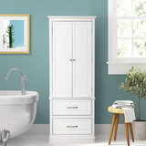 Tangkula 62" H Kitchen Pantry Cupboard
