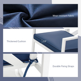 Tangkula 4 Pieces Outdoor Conversation Set