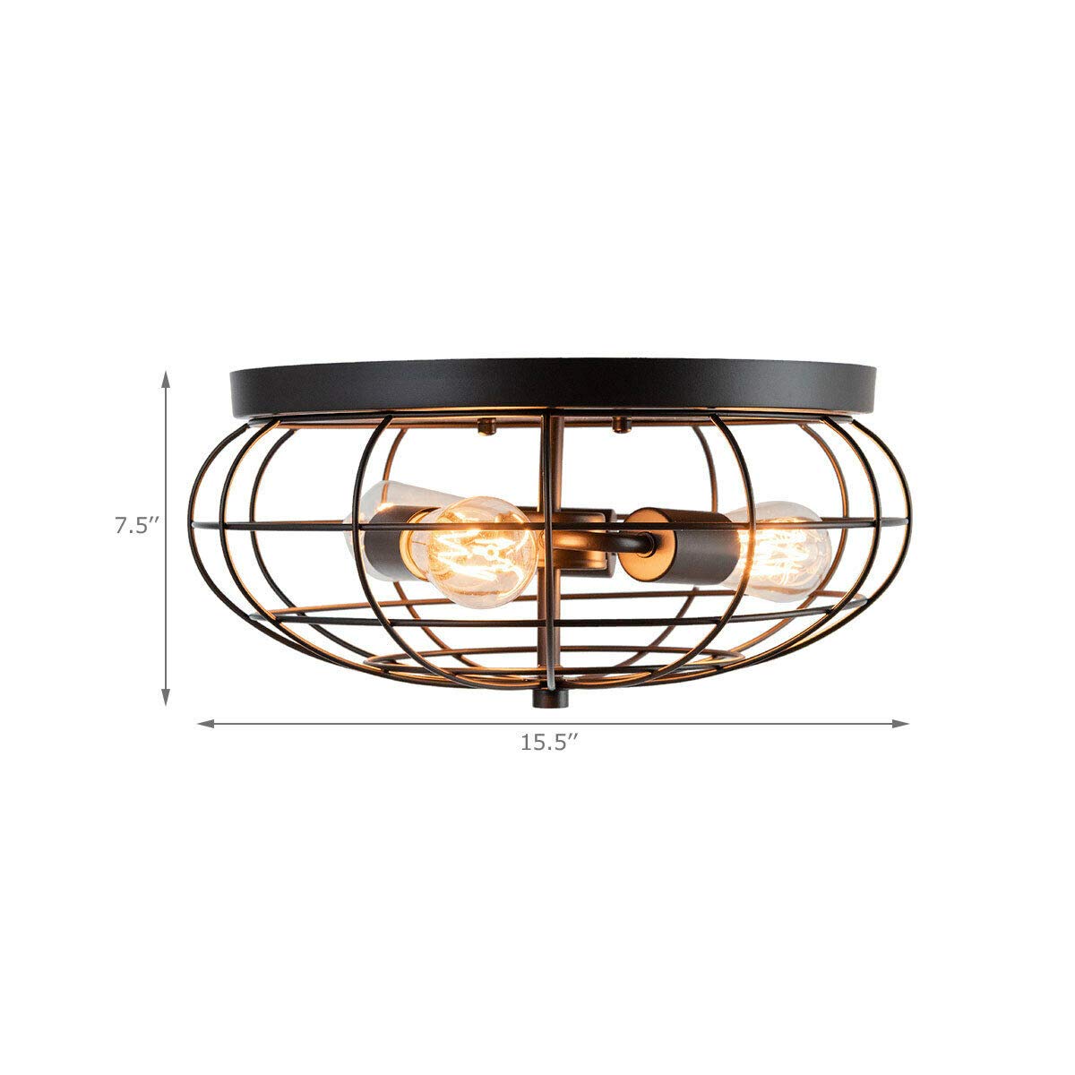  Semi Flush Mount Ceiling Light - Tangkula