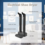 Electric Shoe Dryer, Double Free-Retractable Drying Tubes for Shoe, Boot, Glove