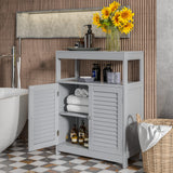 Tangkula Bathroom Floor Cabinet, Free Standing Storage Cabinet