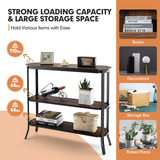 Tangkula Industrial Console Table