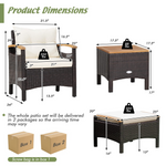 5 Piece Patio Furniture Set - Tangkula