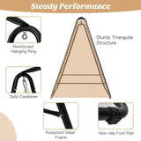 Tangkula Hammock with Stand Included, Freestanding Hammock Chair