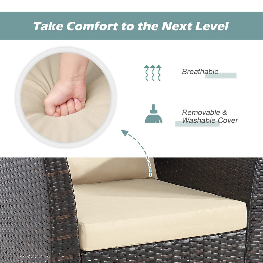 Tangkula 3Piece Patio Furniture Set tangkula