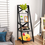 4-Tier Ladder Shelf Bookcase - Tangkula