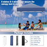 6.6 ft x 6.6 ft Outdoor Pop-up Instant Canopy Tent - Tangkula