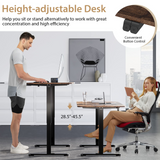55 x 28 Inch Large Electric Standing Desk - Tangkula