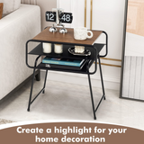 Tangkula End Table, 3-Tier Side Table