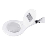 Magnifier Glass Desk Lamp with a Small 12D Lens, 5"Diameter Glass Lens