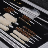 Tangkula Universal Gun Cleaning Kit, for All Guns, 78 pcs, Travel Size with Case