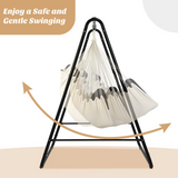 Tangkula Hammock with Stand Included, Freestanding Hammock Chair