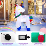 Tangkula 6 FT Christmas Magic Unicorn