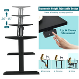 Tangkula Electric Standing Desk, 48 x 24 Inch Sit to Stand Up Desk