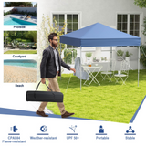 6.6 ft x 6.6 ft Outdoor Pop-up Instant Canopy Tent - Tangkula