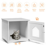 Cat Litter Box Furniture Hidden - Tangkula