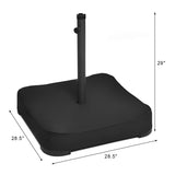 Tangkula Umbrella Base Stand with Sandbags, Heavy Duty Sand Filled Patio Umbrella Holder Base Stand (Sand Only)