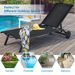 Outdoor Aluminum Chaise Lounge