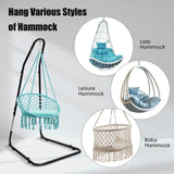 Hammock Stand,  360-Degree Rotation, Ideal for Backyard, Bedroom