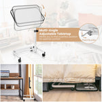 Overbed Table with Wheels - Tangkula