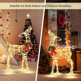 Tangkula Lighted Christmas Reindeer
