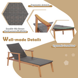 4-Position Adjustable Recliner with Fully Flat Position