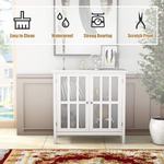 Sideboard Buffet Storage Cabinet - Tangkula