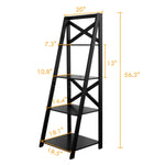 4-Tier Ladder Shelf Bookcase - Tangkula