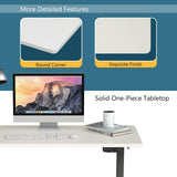 Universal Relevance Table Top Office Relevance Tabletop w/ 2 Cable Management Holes, White