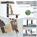 69 Inch Modern Cat Tree - Tangkula 