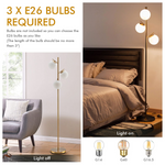 3-Globe Floor Lamp - Tangkula