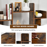 Tangkula Freestanding Tree Bookshelf, Corner Storage Organizer with 13 Open Shelves
