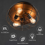  Semi Flush Mount Ceiling Light - Tangkula