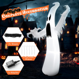 Tangkula 12 FT Halloween Inflatable Ghost, Quick Blow up Halloween Decoration, Giant Inflatable Specter with Bright LED Lights
