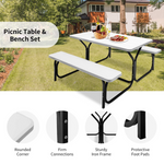 Picnic Table Bench Set - Tangkula