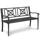 Heavy Duty Loveseat Bench for 2-3 People, Deck Bench Chair