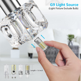 Tangkula Modern Bathroom Vanity Light
