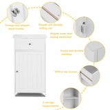 Tangkula Bathroom Floor Storage Cabinet