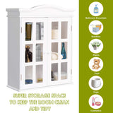 Tangkula Wall Mounted Storage Cabinet, Collection Storage Cupboard