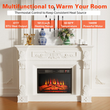 23 inch Electric Fireplace Insert - Tangkula