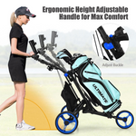 Golf Push Pull Cart - Tangkula