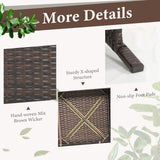 Tangkula 2-Piece Outdoor Patio Wicker Furniture Set