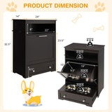 Dog Food Storage Cabinet - Tangkula