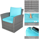 Tangkula 4 Pieces Patio Furniture Set