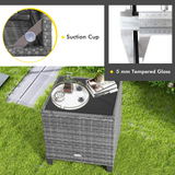 Tangkula 3 Pieces Patio Furniture Set