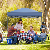 6.6 ft x 6.6 ft Outdoor Pop-up Instant Canopy Tent - Tangkula